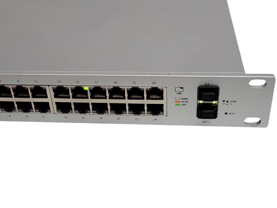Ubiquiti UniFi US-24-250W 24-Port Gigabit Managed Switch Rack Mountable, READ