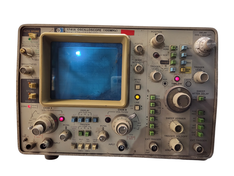 Hewlett Packard / HP 1741A Oscilloscope (100MHz) READ