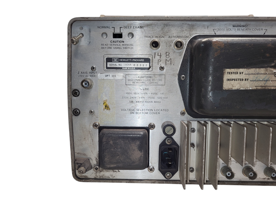 Hewlett Packard / HP 1741A Oscilloscope (100MHz) READ