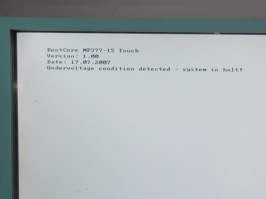 SIEMENS 6AV6 644-0AB01-2AX0 SIMATIC MP 377 15" Touch Panel, READ