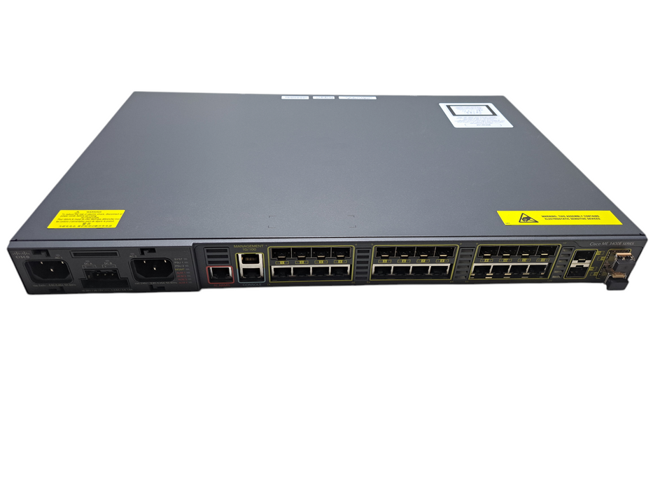 Cisco ME-3400EG-12CS-M 12 Port Gigabit Managed Switch 4 SFP Dual PSU *READ*