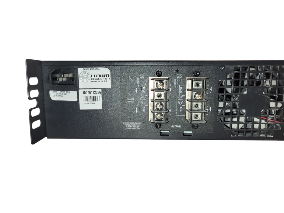 Crown CTs 4200 4CH 260W Per Channel Power Amplifier