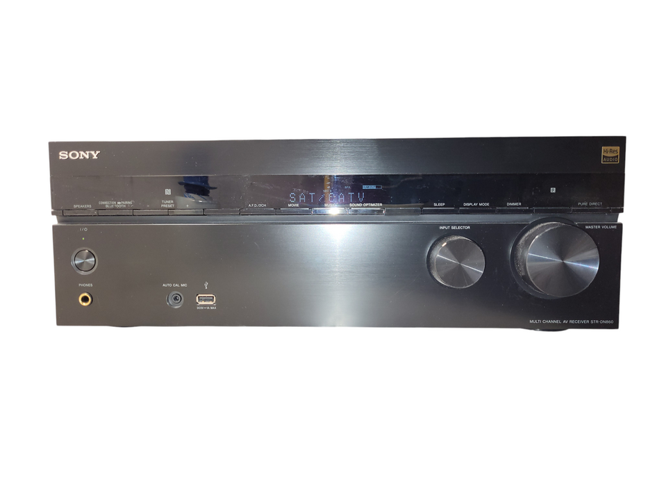 Sony STR-DN860 7.2 Channel AV Receiver Bluetooth 4K HDMI Hi-Res Audio No Remote