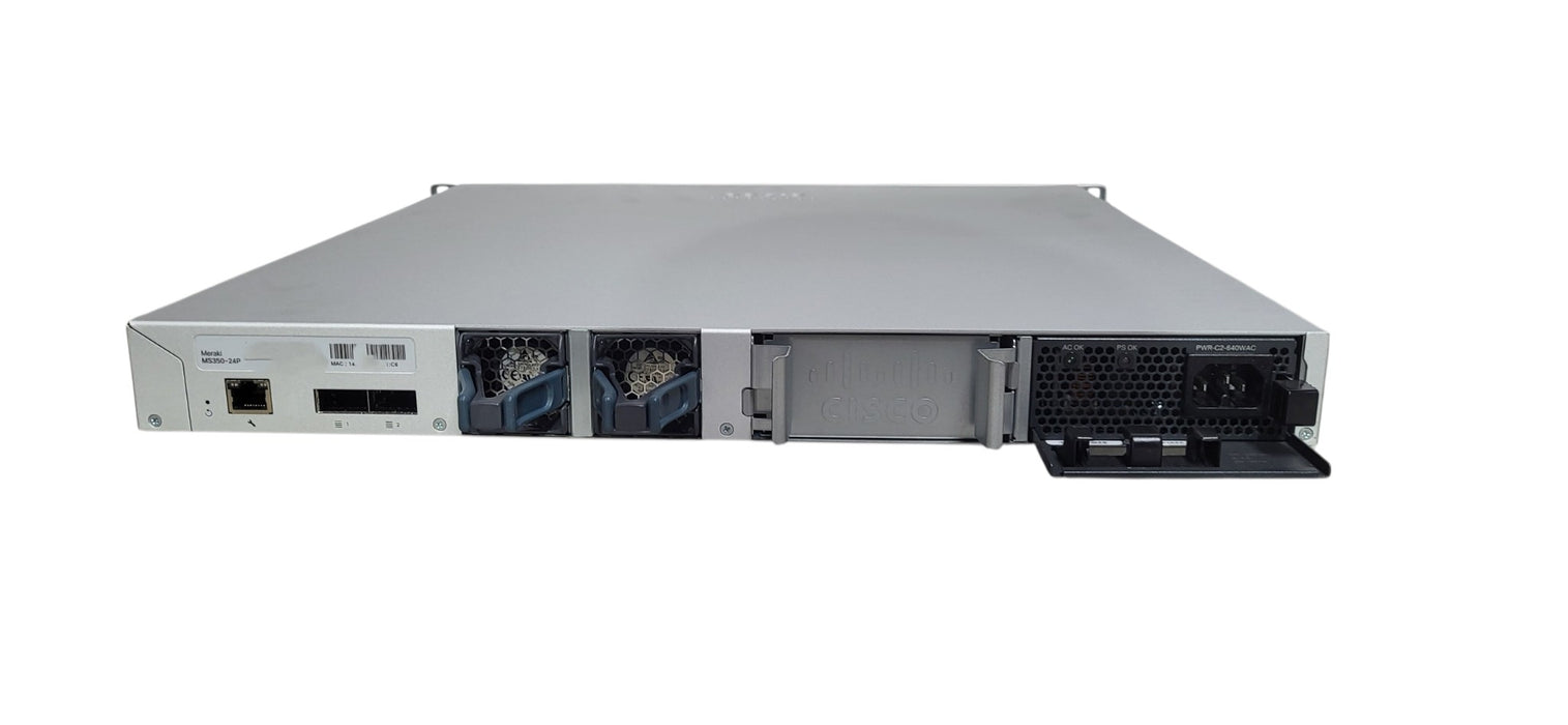 Open Box Cisco Meraki MS350-24P (unclaimed) 24-Port Switch