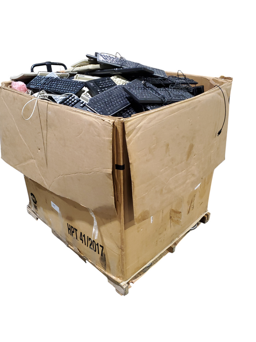 Bin of Assorted Wired Keyboards/Mice (AS-IS) Approx 746lbs