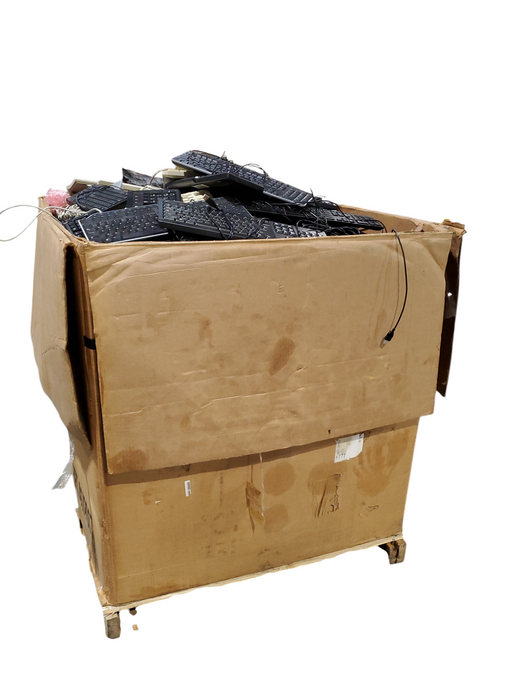 Bin of Assorted Wired Keyboards/Mice (AS-IS) Approx 746lbs