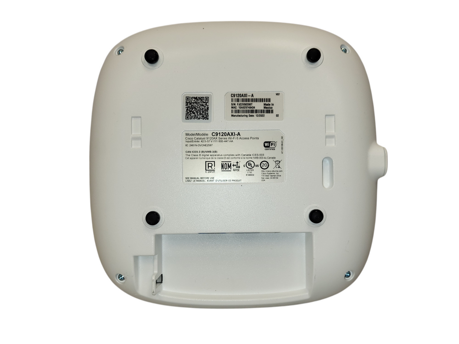 CISCO C9120AXI-A Wi-Fi 6 Wireless Access Point