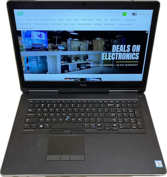 Dell Precision 7720 XEON E3-1505M 3.0GHz QUADRO M1200 4GB GPU 32GB RAM 256GB SSD