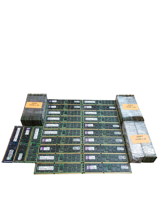Lot of 83x, Assorted 16GB DDR3 Server RAM