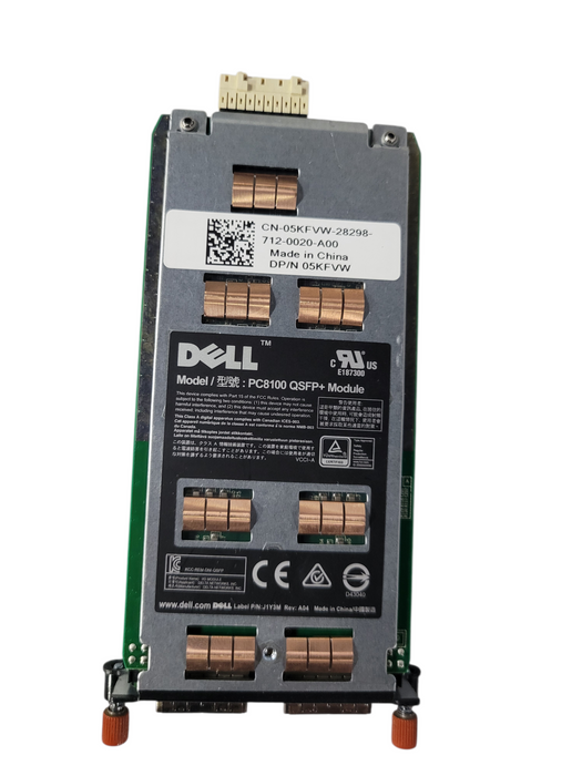 Dell 05KFVW (PC8100-QSFP-R) Dual Port QSFP+ 40GbE 2-Port Stacking Module