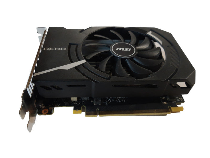 MSI GeForce GTX 1050 Ti AERO ITX 4G OC GDDR5 Video Graphics Card HDMI DP DVI