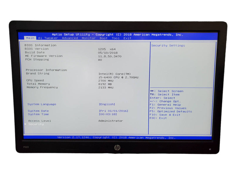 Custom 4U Rack Mount Desktop i5-6400 Asus B250M-C Pro 8GB RAM NO HDD @