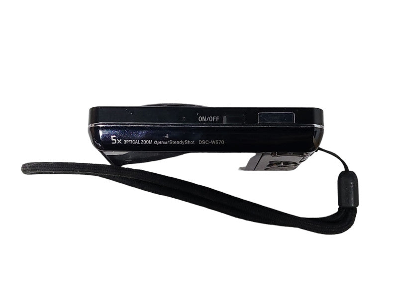 Sony Cyber shot DSC-W570 16.1MP 5x Compact Digital Camera w/ Battery & 4GB SD Card