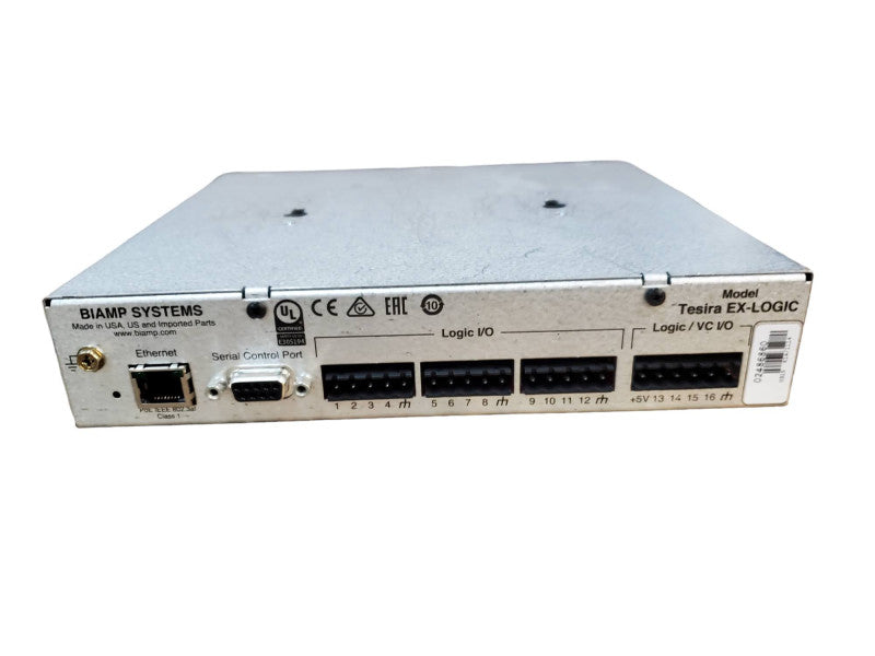 Biamp Systems Tesira Ex-Logic Half Rack Control Interface Ethernet PoE Logic  Q@