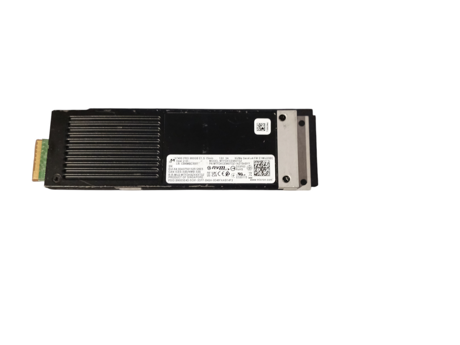 MICRON 7400 PRO E1.s 4.0 MTFDKBZ960TDZ-1AZ15ABYY 960GB NVMexpress Gen 4x4