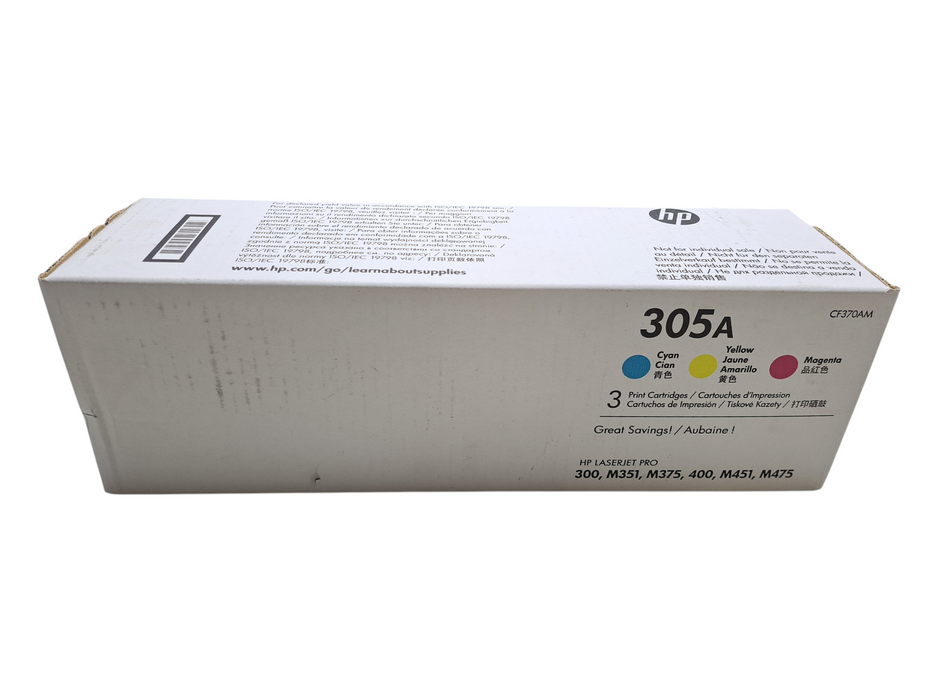 HP 305A Yellow Laser Toner Cartridge CE412A/CF370AM (New Sealed)