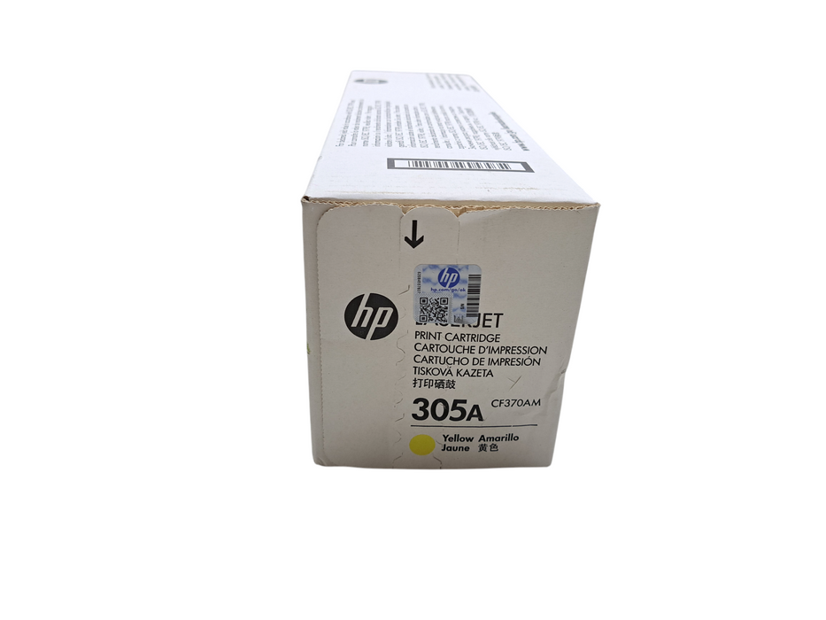 HP 305A Yellow Laser Toner Cartridge CE412A/CF370AM (New Sealed)