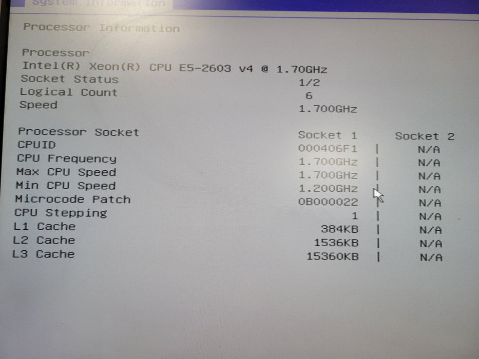 Lenovo ThinkServer TD350| Xeon E5-2603 v4 @1.70GHz 16GB DDR4 | NO HDD