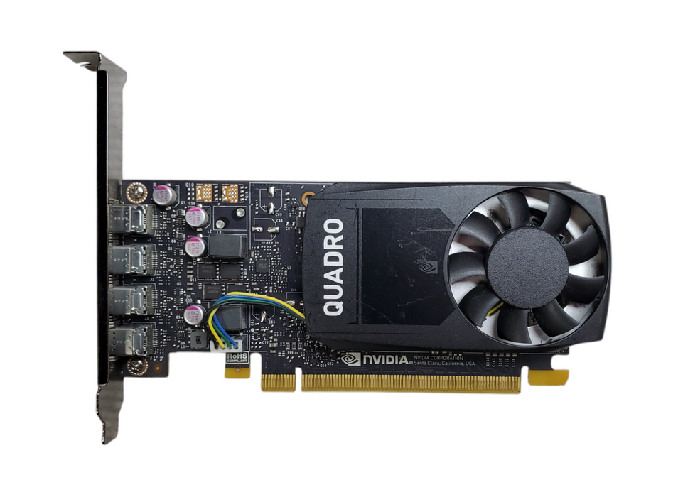 Nvidia Quadro P1000 4GB GDDR5 Graphics Card | 4x Mini DP