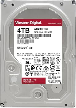 Western Digital WD Red Pro WD4003FFBX-68MU3NO 4TB SATA Brand New Sealed