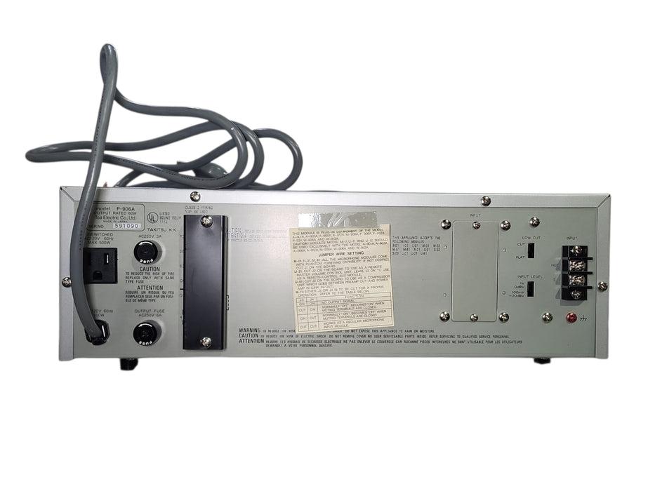 TOA 900 Series Power Amplifier P-906A