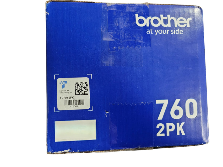 Brother TN760 2PK Toner Genuine