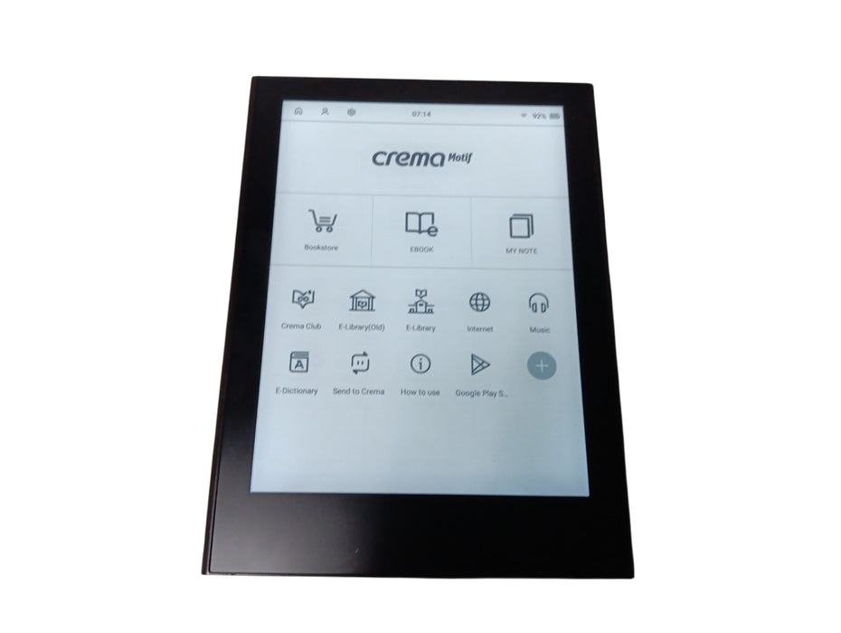 Crema Motif Korean E-Reader - 32GB - Black