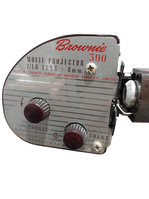 Brownie 300 Movie Projector f/1.6 Lens 8MM Kodak Model: 1
