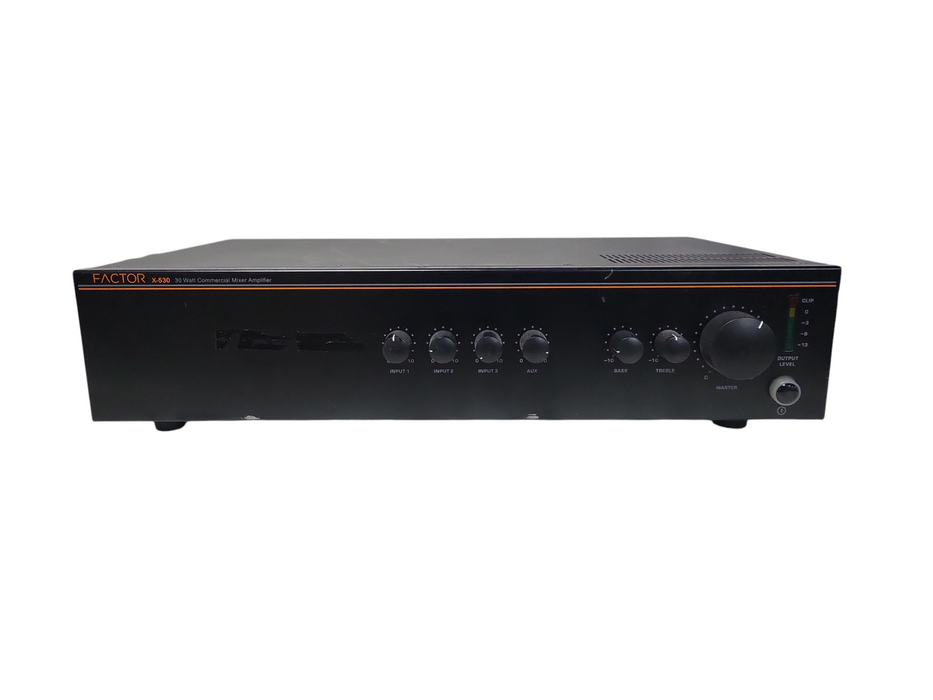 Factor X-530 30W Commercial Mixer Amp (70V)