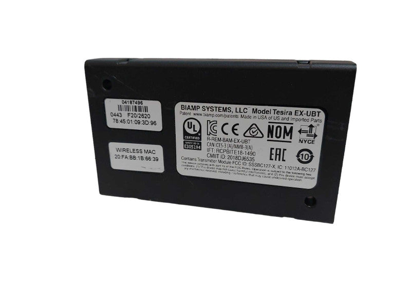 Biamp Tesira Model: EX-UBT Expander Bluetooth  Q=