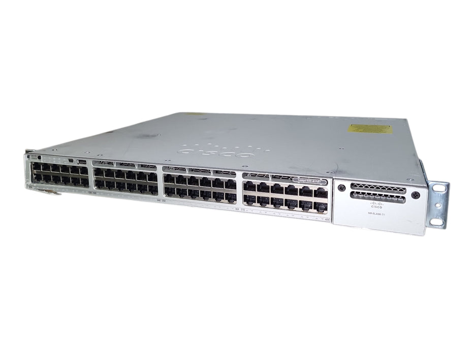 Cisco Catalyst 9300 48 PoE+ C9300-48P-A 48-Port PoE+ Switch w/ 2x 715W PSU