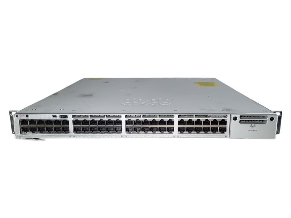 Cisco Catalyst 9300 48 PoE+ C9300-48P-A 48-Port PoE+ Switch w/ 2x 715W PSU