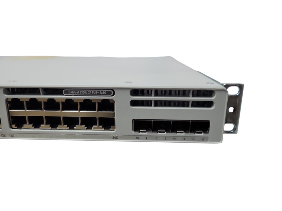 Cisco Catalyst C9300L-24P-4G-E 24-Port PoE+ Network Switch w/ 1x PSU READ
