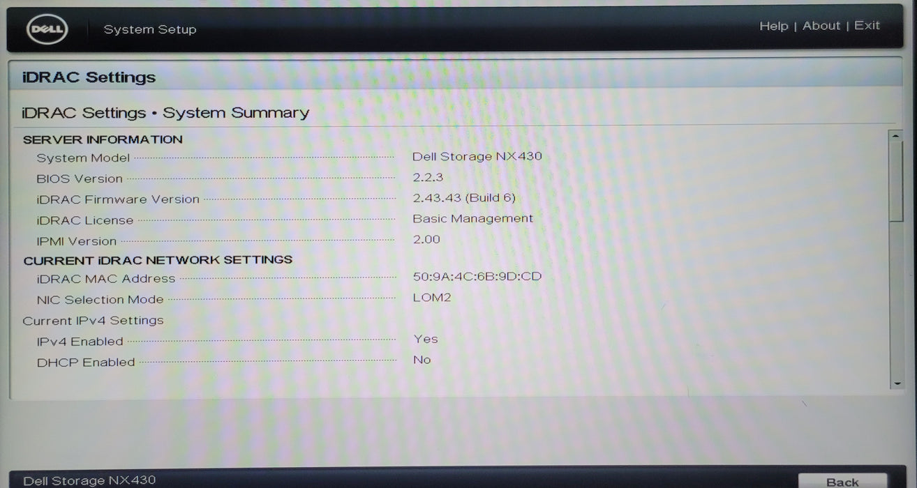 Dell EMC Storage NX430 | Xeon E3-1220 v6 @3.00GHz 8GB DDR4 | NO HDD