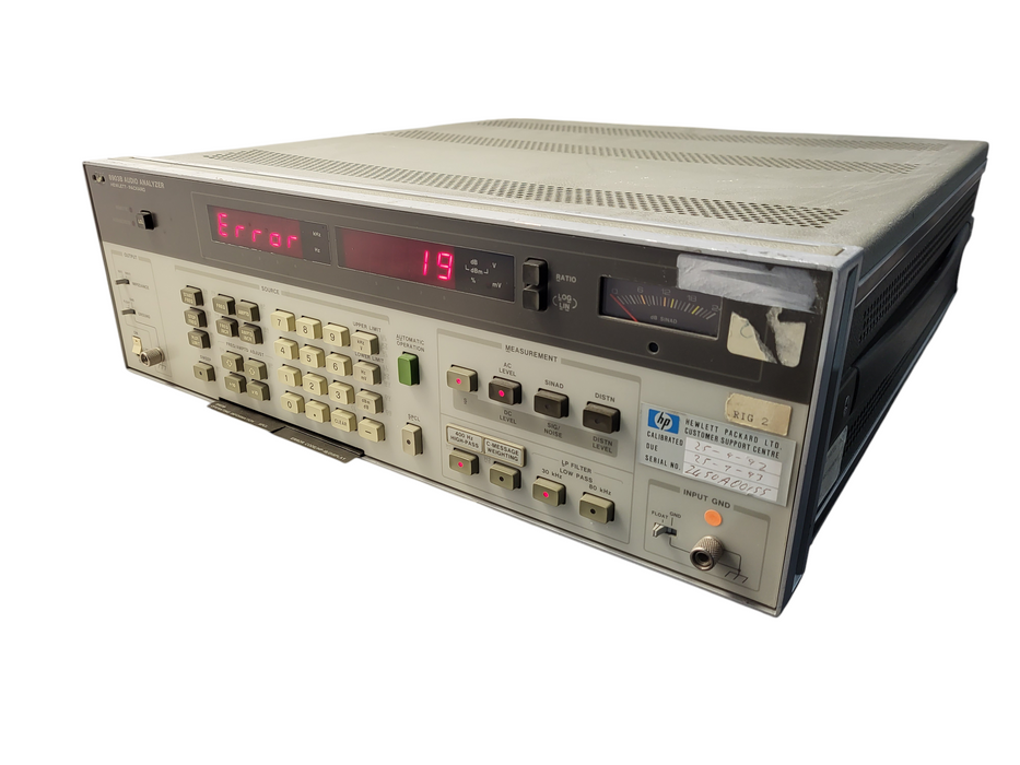 HP Hewlett Packard 8903B Audio Analyzer READ