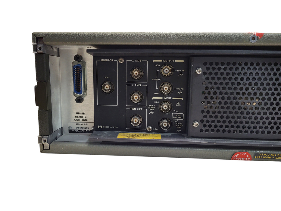 HP Hewlett Packard 8903B Audio Analyzer READ