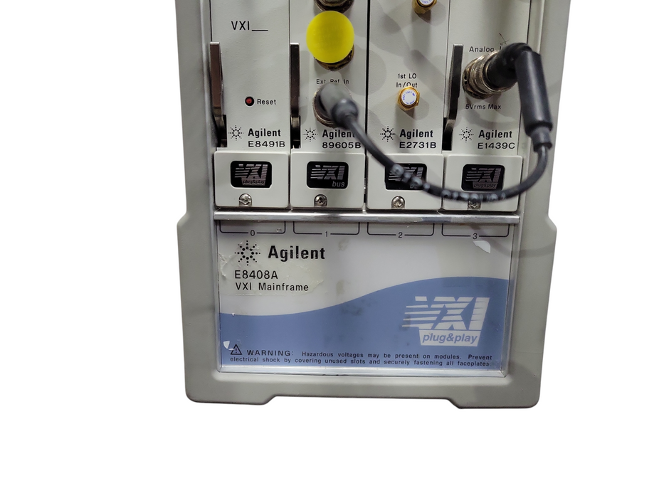 AGILENT E8408A VXI MAINFRAME E8491B , 89605B , E2731B , E1439C Signal Analyzer