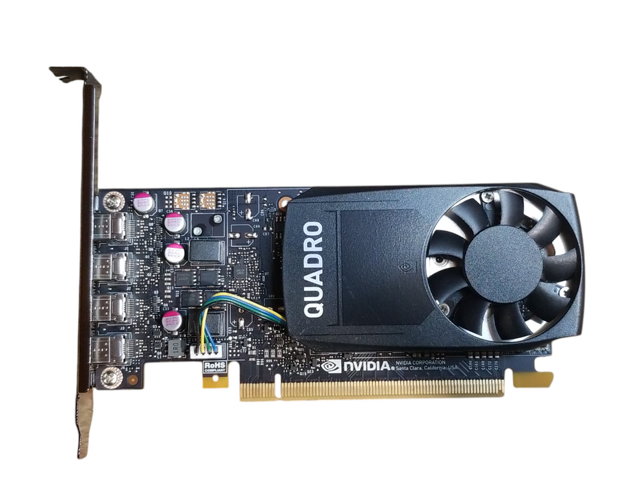 NVIDIA Quadro P1000 4GB DDR5 Graphics Card 4x DP Full Bracket