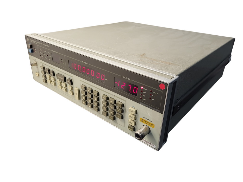 HP Hewlett Packard 8656B Signal Generator 0.1 - 990 MHz RF Synthesized Source