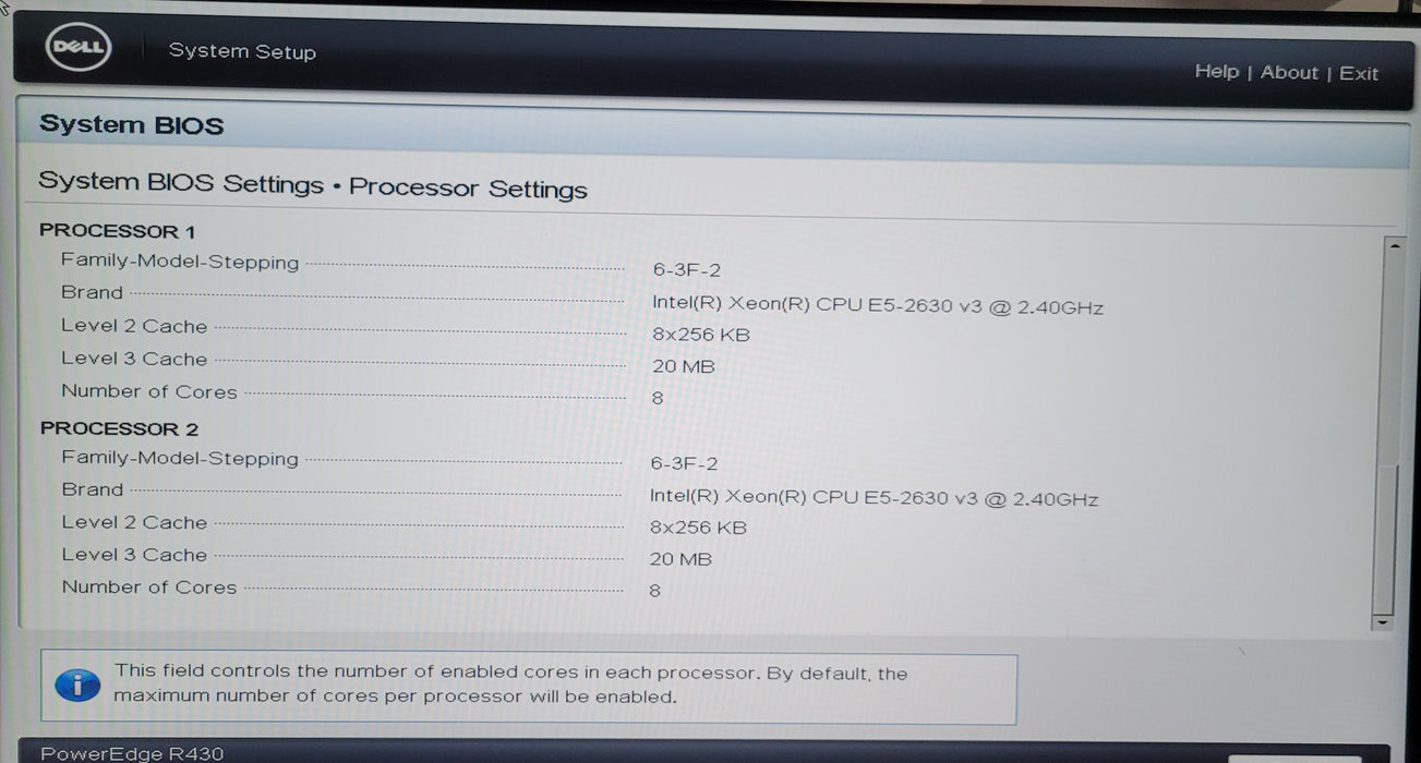 Dell PowerEdge R430 | 2x Xeon E5-2630 v3 @2.40GHz 16GB DDR4 |NO HDD