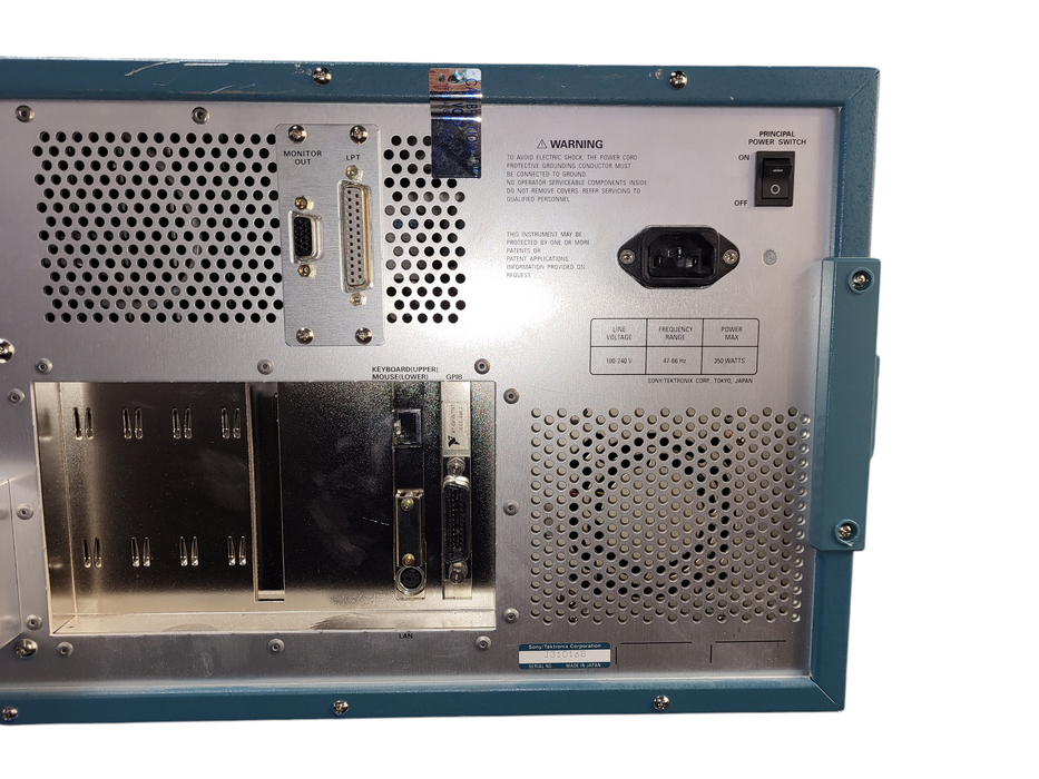 TEKTRONIX WCA380 8 GHz SPECTRUM & COMMUNICATION ANALYZER