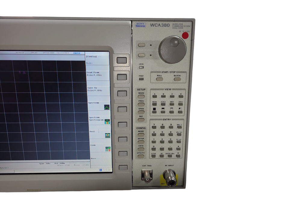TEKTRONIX WCA380 8 GHz SPECTRUM & COMMUNICATION ANALYZER