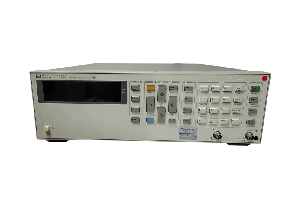 KEYSIGHT AGILENT HP 3324A Synthesizer/Function Sweep Generator 21MHz