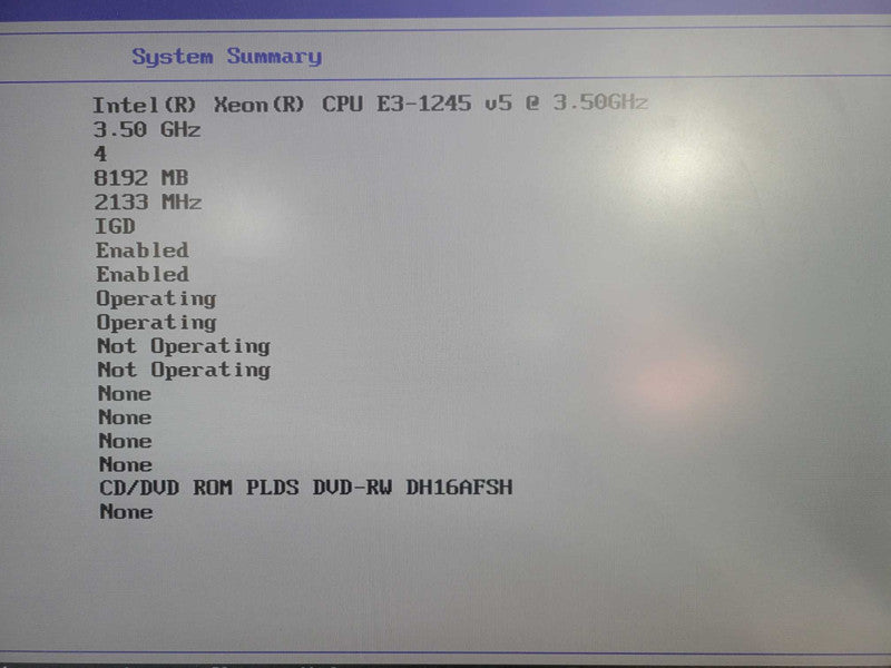 Lenovo ThinkStation P320, Xeon E3-1245 v5 3.50GHz, 8GB DDR4 Q!