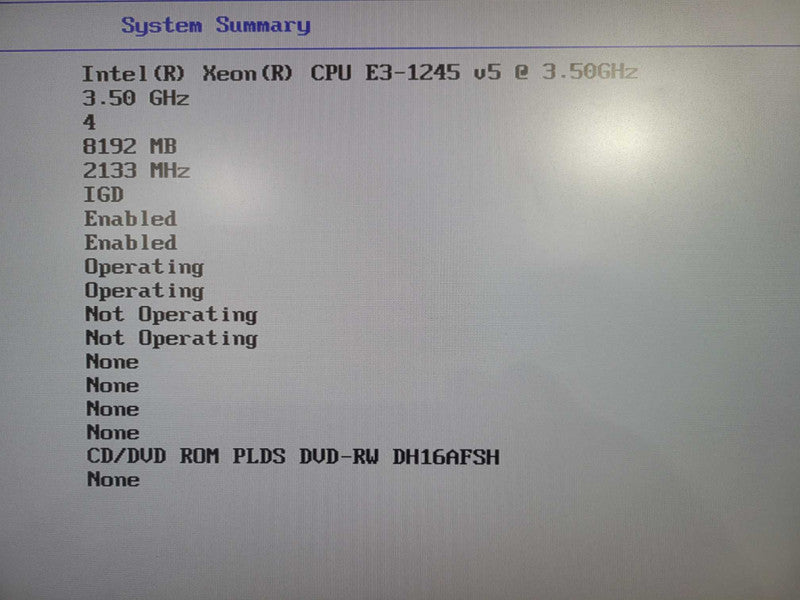 Lenovo ThinkStation P310 | Xeon E3-1240 v5 @ 3.50GHz 8GB DDR4 No HDD/gpu Q!