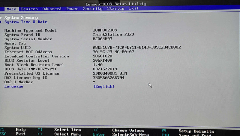 Lenovo ThinkStation P320, Xeon E3-1245 v5 3.50GHz, 8GB DDR4, No HDD Q