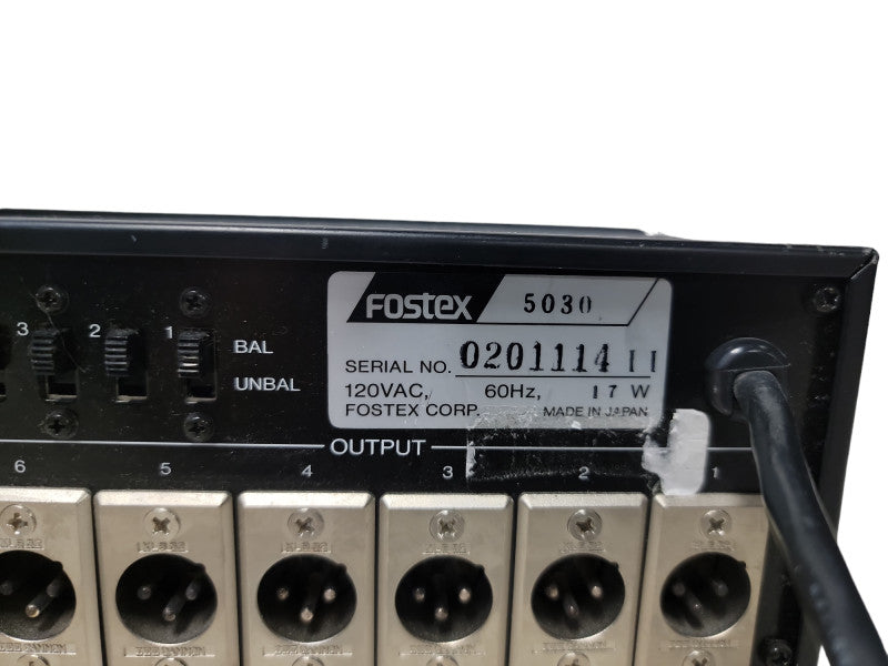 Fostex Line Amplifier Model 5030