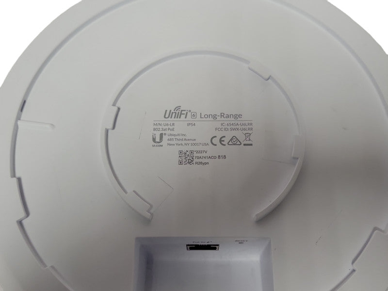 Ubiquiti Unifi 6 U6-LR long range access point, READ _