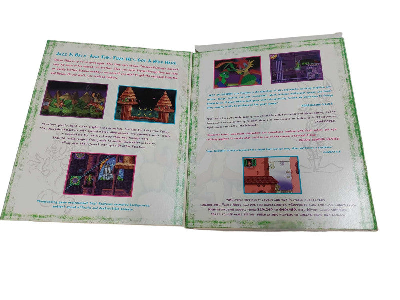 Jazz JackRabbit 2 Windows 95 CD-ROM Game By Epic MegaGames  =