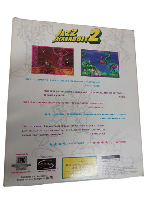 Jazz JackRabbit 2 Windows 95 CD-ROM Game By Epic MegaGames  =